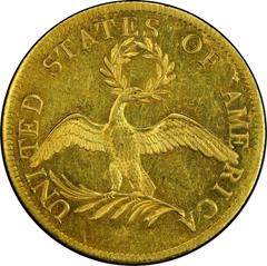 Picture of 1795 DRAPED BUST $10, 13 LEAVES, SMALL EAGLE MS61 