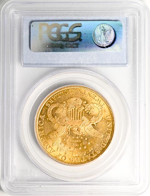 Picture of 1893-CC LIBERTY HEAD $20 MS63 