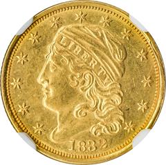 Picture of 1832 CAPPED BUST $2.5 MS61 