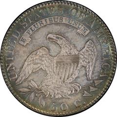 Picture of 1820/19 CAPPED BUST 50C, CURL BASE 2 MS64 