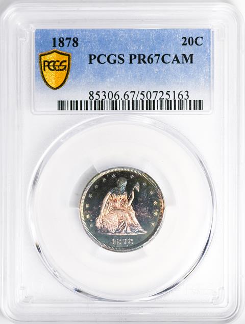 Picture of 1878 20C PR67 Cameo