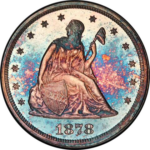 Picture of 1878 20C PR67 Cameo