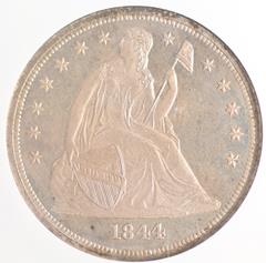 Picture of 1844 LIBERTY SEATED S$1, NO MOTTO PR66 Cameo