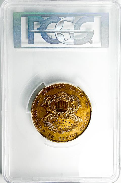 Picture of 1877 PATTERN HALF UNION $50, J-1547 GILT PR63 