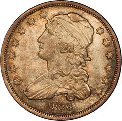 Picture of 1836 CAPPED BUST 25C MS65 