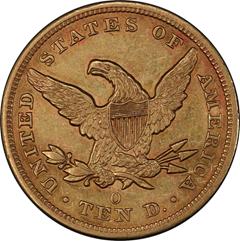 Picture of 1856-O LIBERTY HEAD $10 AU58 