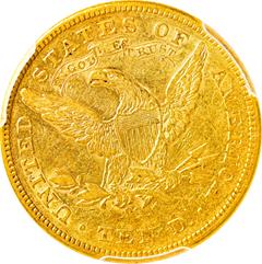 Picture of 1872-CC LIBERTY HEAD $10 AU50 