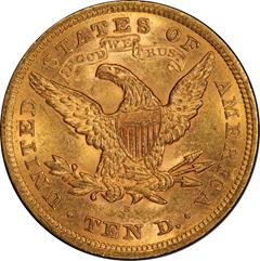 Picture of 1878-S LIBERTY HEAD $10 MS61 