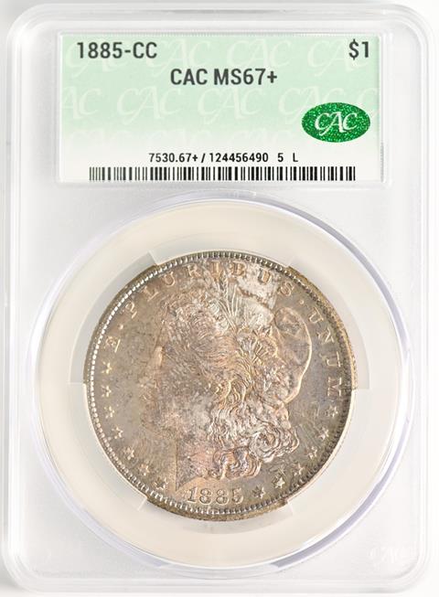 Picture of 1885-CC MORGAN S$1 MS67+ 