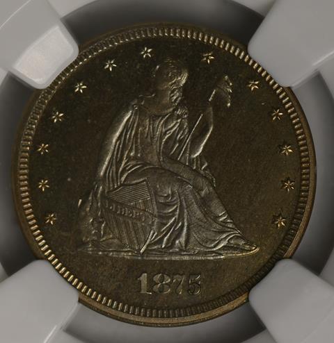 Picture of 1875 20C J-1410 PR66 Cameo