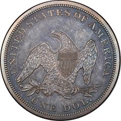 Picture of 1859 LIBERTY SEATED S$1, NO MOTTO PR65 