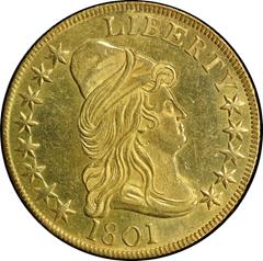 Picture of 1801 DRAPED BUST $10 MS63 