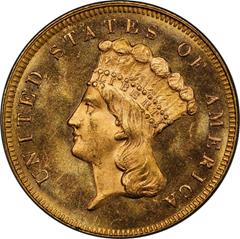 Picture of 1880 INDIAN PRINCESS $3 MS65 Proof Like