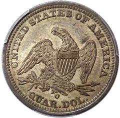 Picture of 1842-O LIBERTY SEATED 25C, SMALL DATE MS62+ 