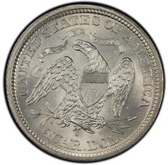 Picture of 1872-S LIBERTY SEATED 25C, MOTTO MS66 