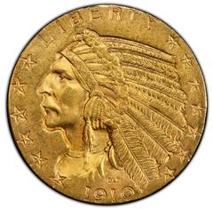 Picture of 1910-S INDIAN HEAD $5 MS64+ 