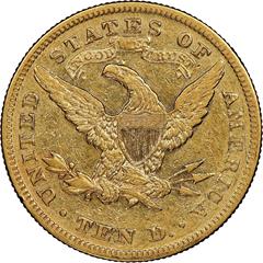 Picture of 1873 LIBERTY HEAD $10, CLOSED 3 XF40 