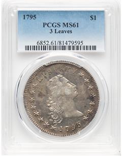 1795 FLOWING HAIR $1 PCGS MS61